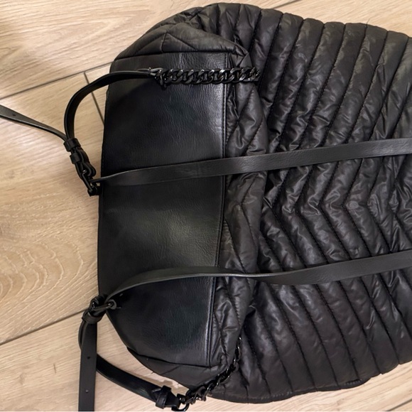 Rebecca Minkoff Black Quilted Backpack - Picture 3 of 4